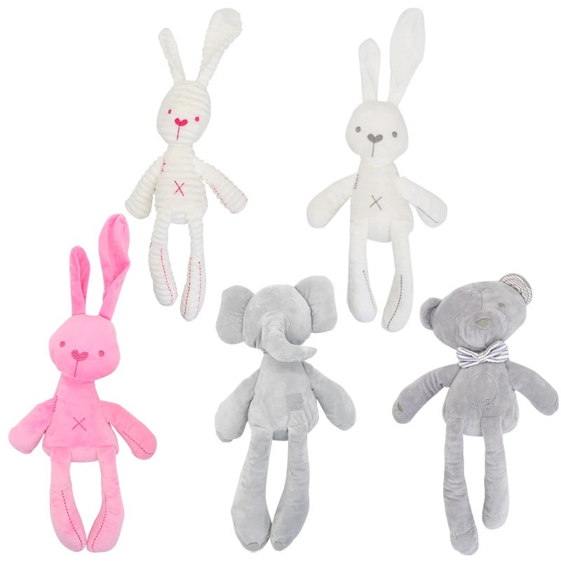 Soft Plush Rabbit and Bear Stuffed Animals Filled with PP Cotton|Toys & Hobbies > Plush Toys > Stuffed Animals