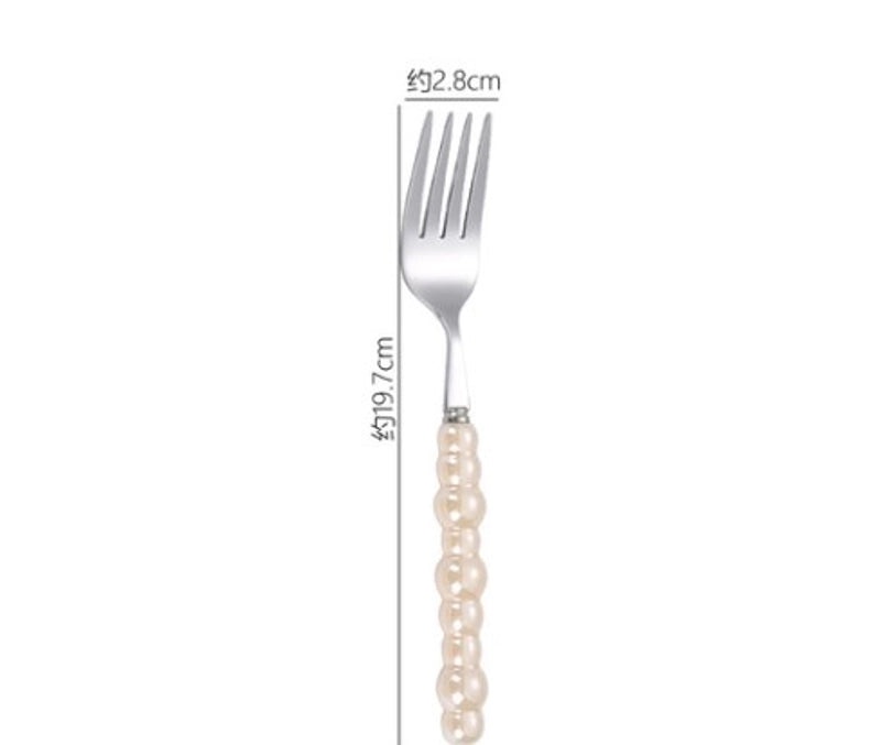 Baroque Style Solid Color Stainless Steel Cutlery Single Piece|Kitchen & Dining Tableware