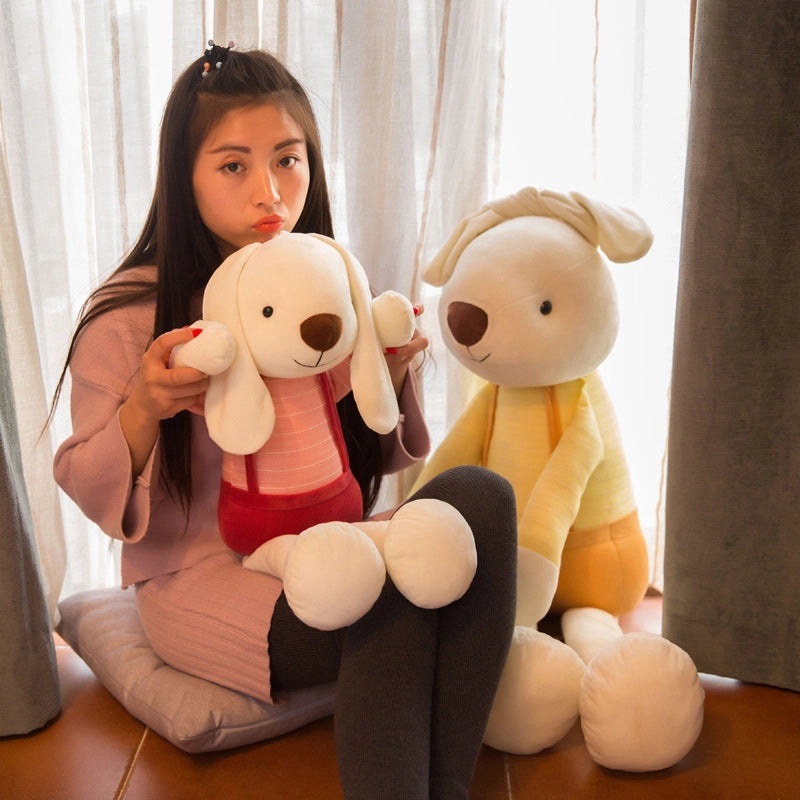 Adorable Cartoon Sugar Rabbit Plush Toy Long Ears Grasping Machine Doll Perfect Activity Gift|Plush Toys & Stuffed Animals