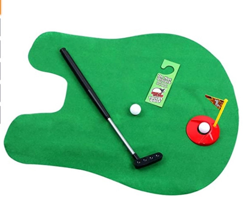 Mini Toilet Golf Set|Novelty Golf Toys