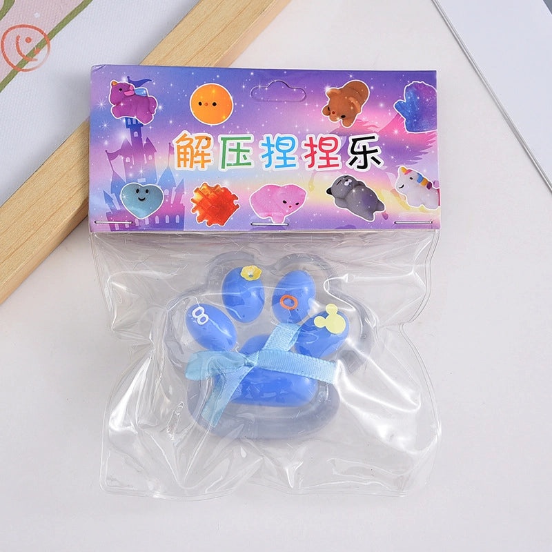 Transparent Cat Claw Crystal Pinch Toy for Girls | Stress Relief Toy