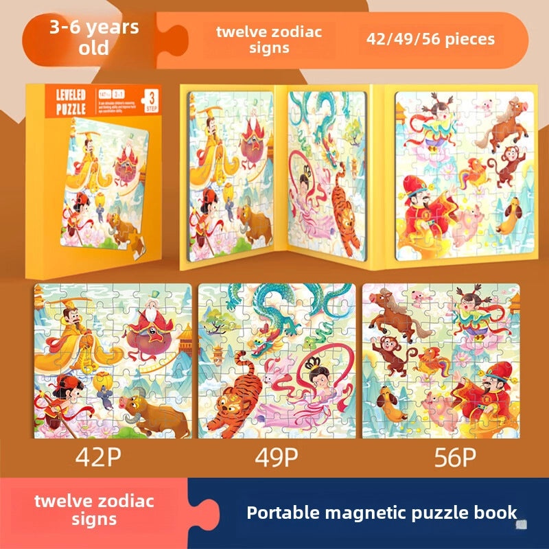 Magnetic Animal Traffic Puzzle for Toddlers and Kids Ages 1-6 | Educational Toys & Puzzles