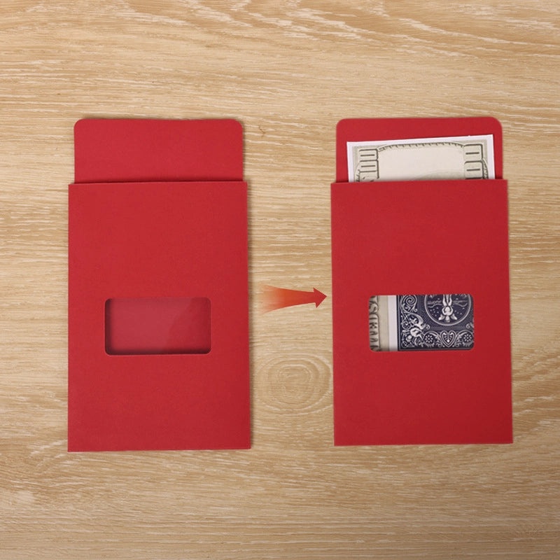 Red Envelope Money Change Magic Props for Close-up Tricks Annual Party Magic Toy Batch|Magic Tricks & Props