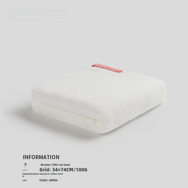 Sanli Pure Cotton Thick Absorbent Bath Towel White for Home, Hotel, Beauty Salon, Barber Shop | Home & Living Textiles