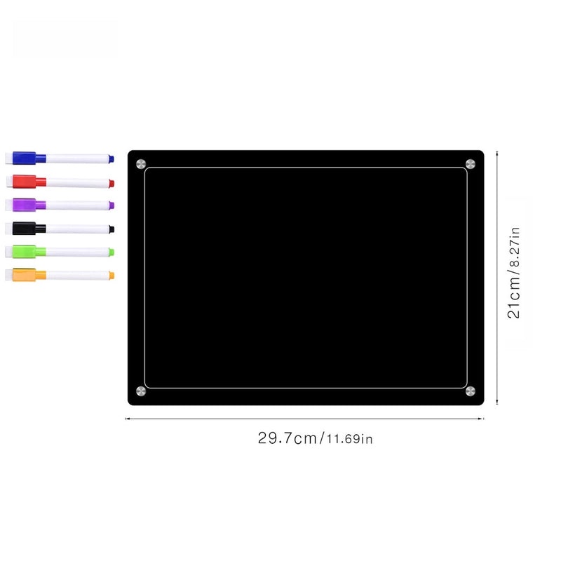 Minimalist Transparent Colored Resin Refrigerator Magnet | Home Decor