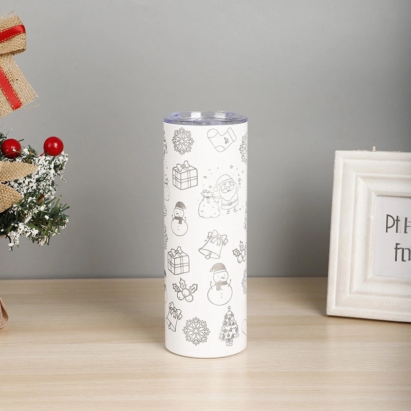 Christmas Vacation Cartoon Stainless Steel Water Bottle 1 Piece | Drinkware & Water Bottles