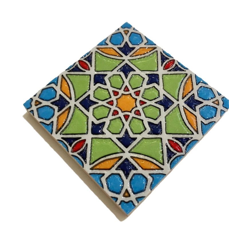 Color Block Minimalist Synthetic Resin Fridge Magnet|Home Decor Accessories