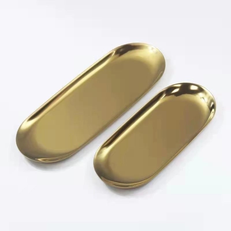 Solid Color Stainless Steel Baking Tray for Casual Use|Kitchen Bakeware