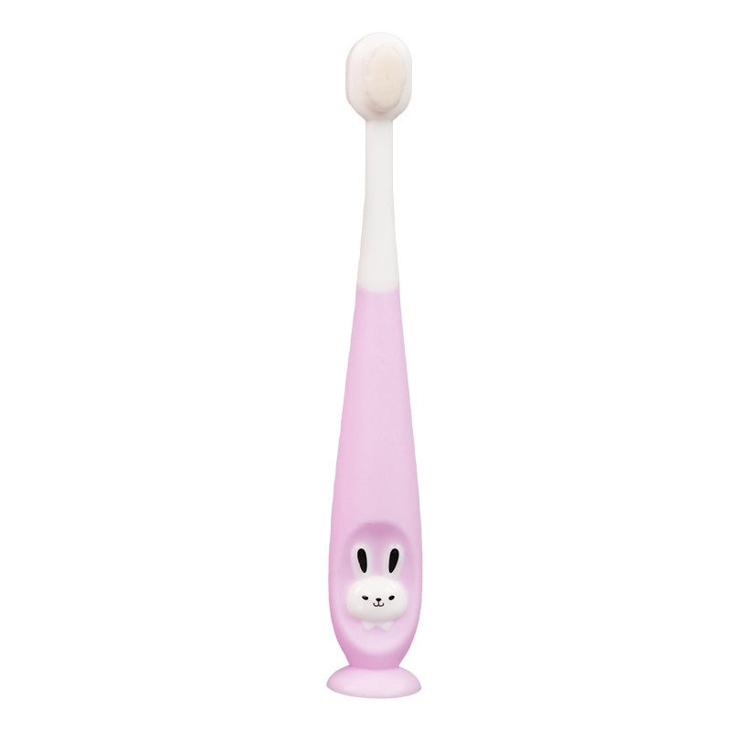 Kids Cartoon Rabbit Soft Bristle Toothbrush for Ages 1-12 | Oral Care & Toothbrushes