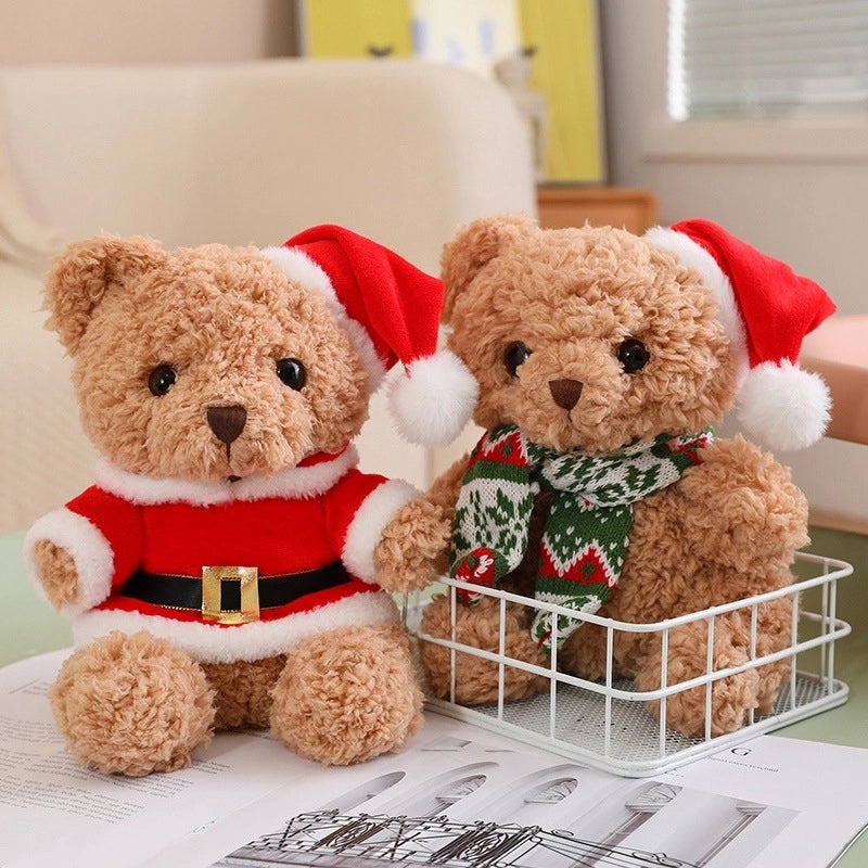 Christmas Plush Bear Stuffed Animal Soft PP Cotton Toy Gift for Kids|Stuffed Animals & Plush Toys