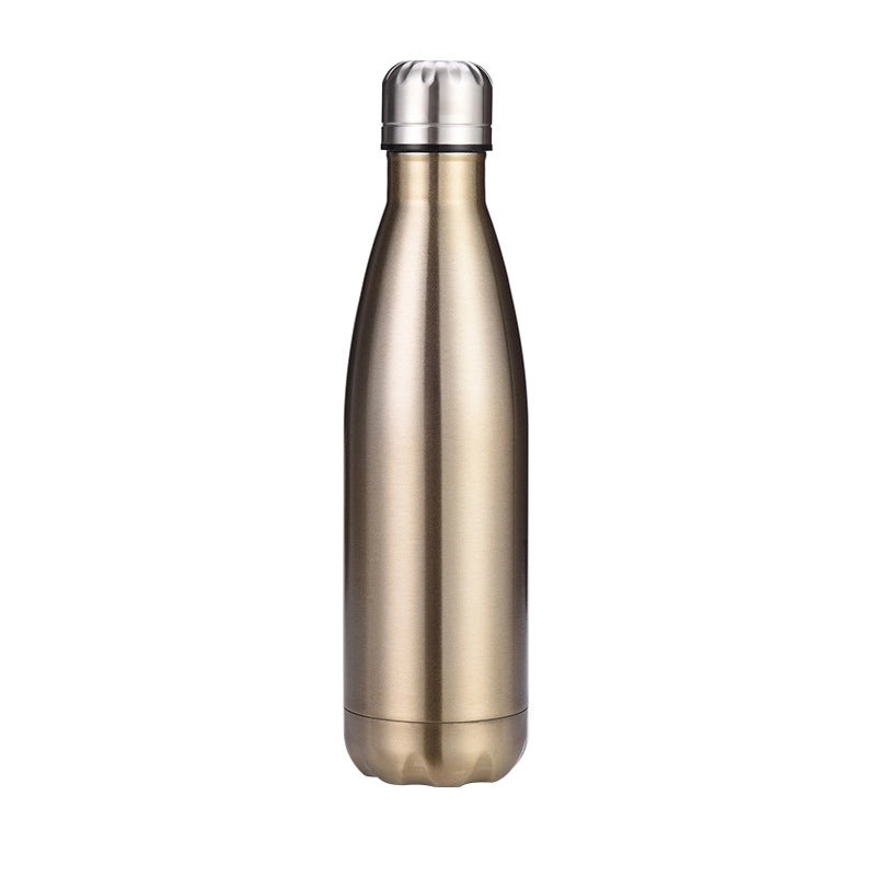 Stainless Steel Water Bottle Single Piece Casual Solid Color | Drinkware & Hydration