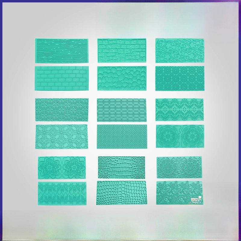 Sugar Cake Printing Mold Set 2PCS | Baking Tools & Accessories