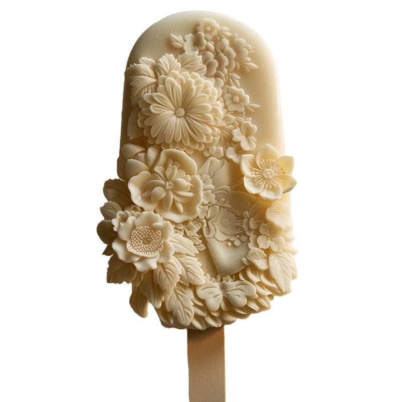 Sanxin Fanhua Silicone Ice Cream Mold Homemade Popsicle Maker Creative Grinding Tool for Scenic Spots|Kitchen & Dining Accessories