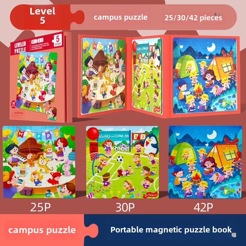 Magnetic Animal Traffic Puzzle for Toddlers and Kids Ages 1-6 | Educational Toys & Puzzles