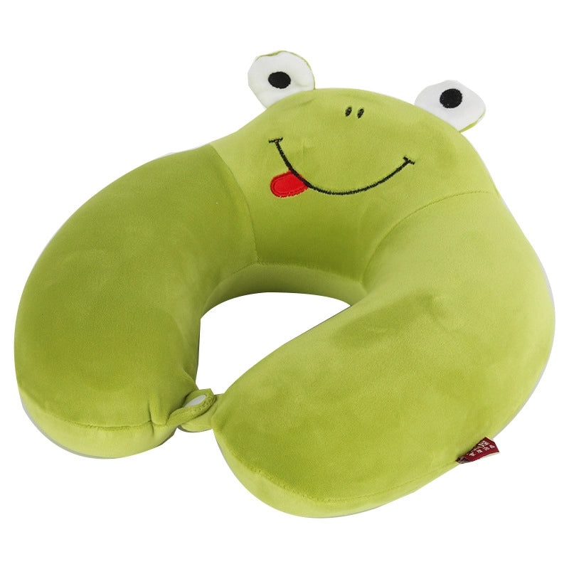 Cartoon Memory Foam U-Shaped Neck Pillow for Travel, Office, and Home | Travel Accessories