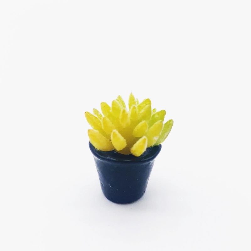 Miniature Dollhouse Accessories Artificial Succulent Plant Pot Micro Landscape Decoration|Dollhouse Miniatures & Accessories