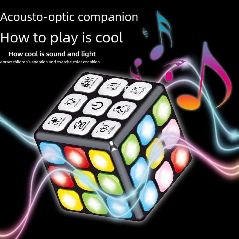 Electronic Multi-function Music Rubik's Cube with LED Lights for Kids | Children's Toys & Games