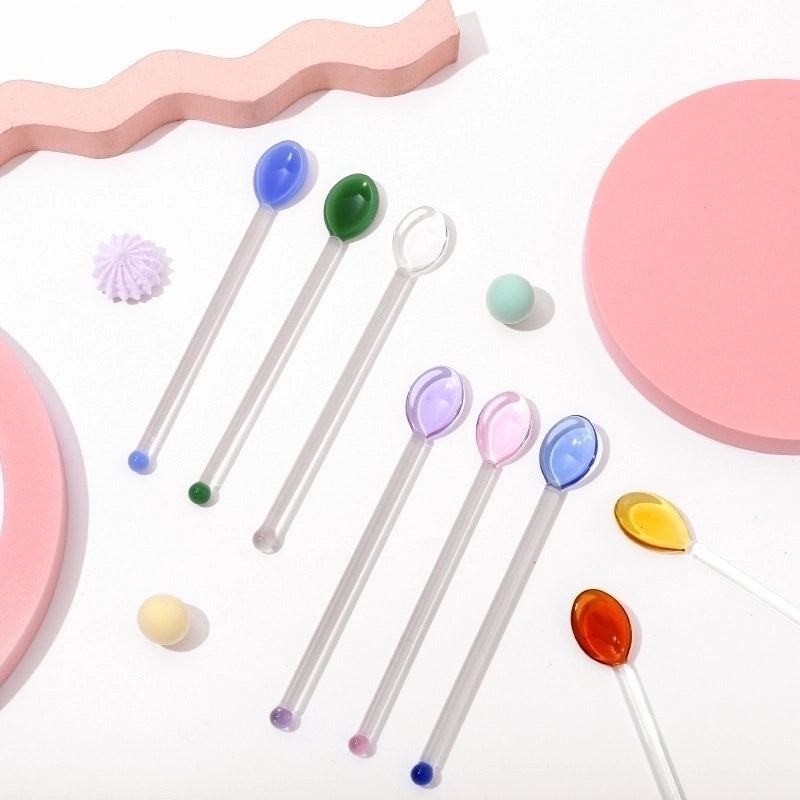 Clear Glass Spoon Minimalist Design|Kitchen Utensils