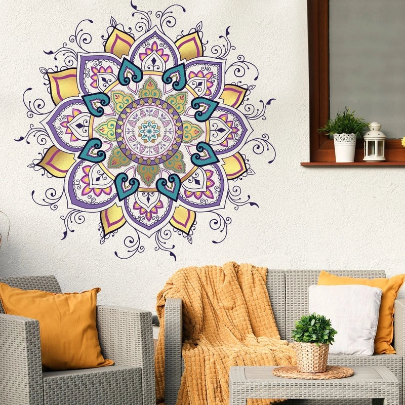 Chic Floral PVC Wall Decals for Windows | Home Decor