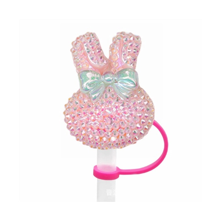 Pastoral Star Fruit Resin Straw Cap, Cute Casual Decorative Silica Gel Cover | Drinkware Accessories