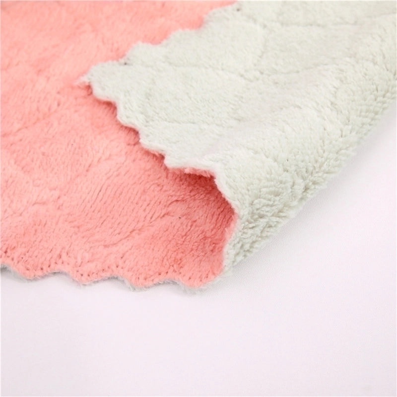 Stylish Solid Color Synthetic Fiber Dish Towel Single Piece|Kitchen Textiles and Towels