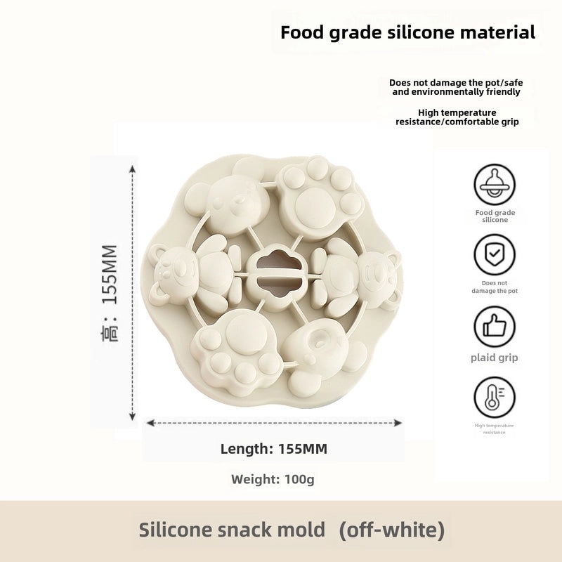 Baby Silicone Cat Claw Steamed Cake Mold for Infant Food Baking | Baby Feeding Accessories