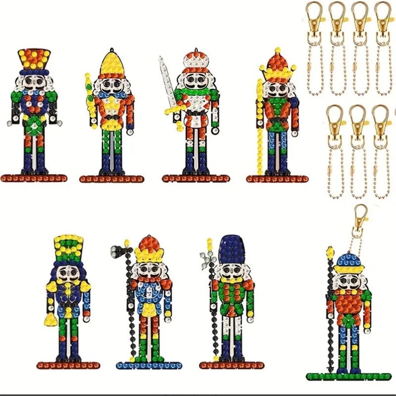 DIY Diamond Painting Keychain 1012 Pieces Variety Platform Explosions Design | Keychains & Accessories