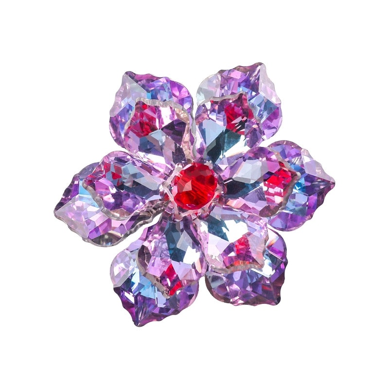 Minimalist Flower Crystal Suncatcher Wind Chime Wall Hanging Decor|Home Decor & Wall Art