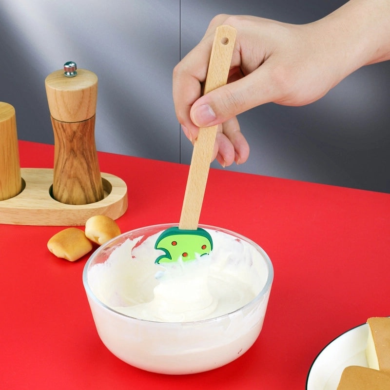 Christmas Holiday Silicone Baking Scraper with Cute Santa Claus and Christmas Tree Design | Kitchen Tools & Gadgets