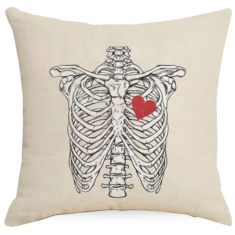 Halloween Minimalist Pumpkin Ghost Linen Pillow Covers for Couch Sofa Decor | Home Decor Pillows