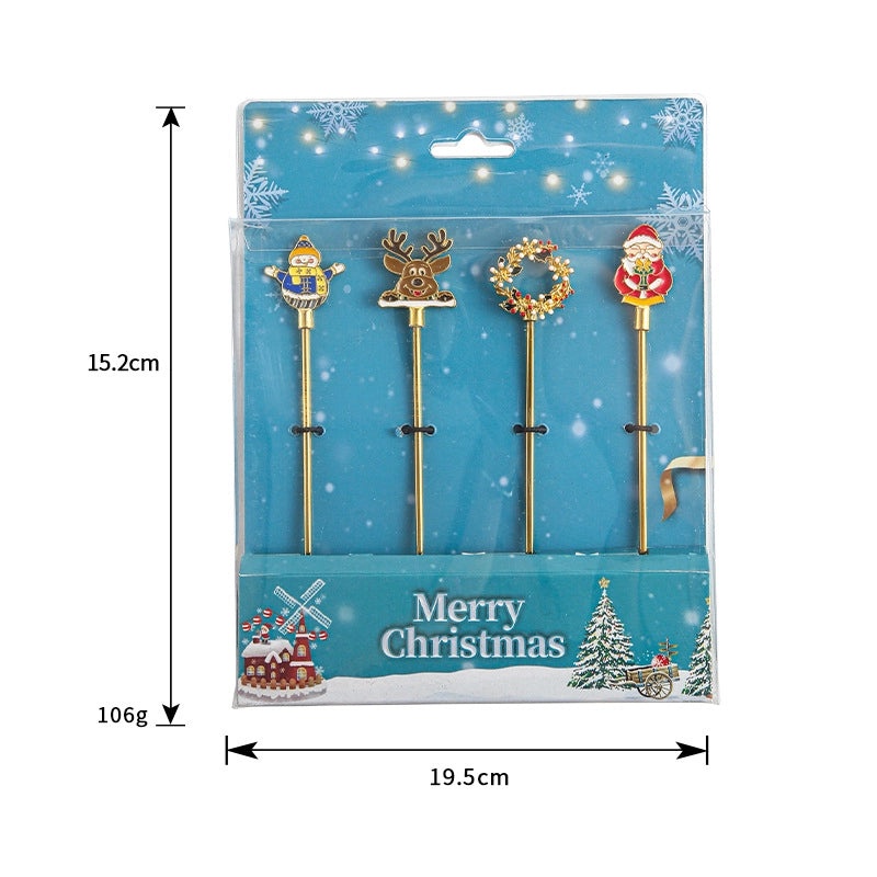 Festive Cartoon Stainless Steel Cutlery Set|Kitchen & Dining
