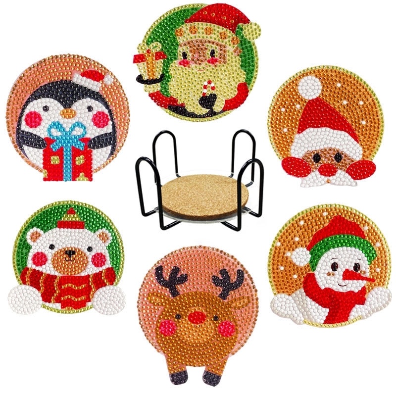 Festive Geometric Animal Resin Kitchenware for Christmas Casual Dining|Kitchen & Dining Essentials