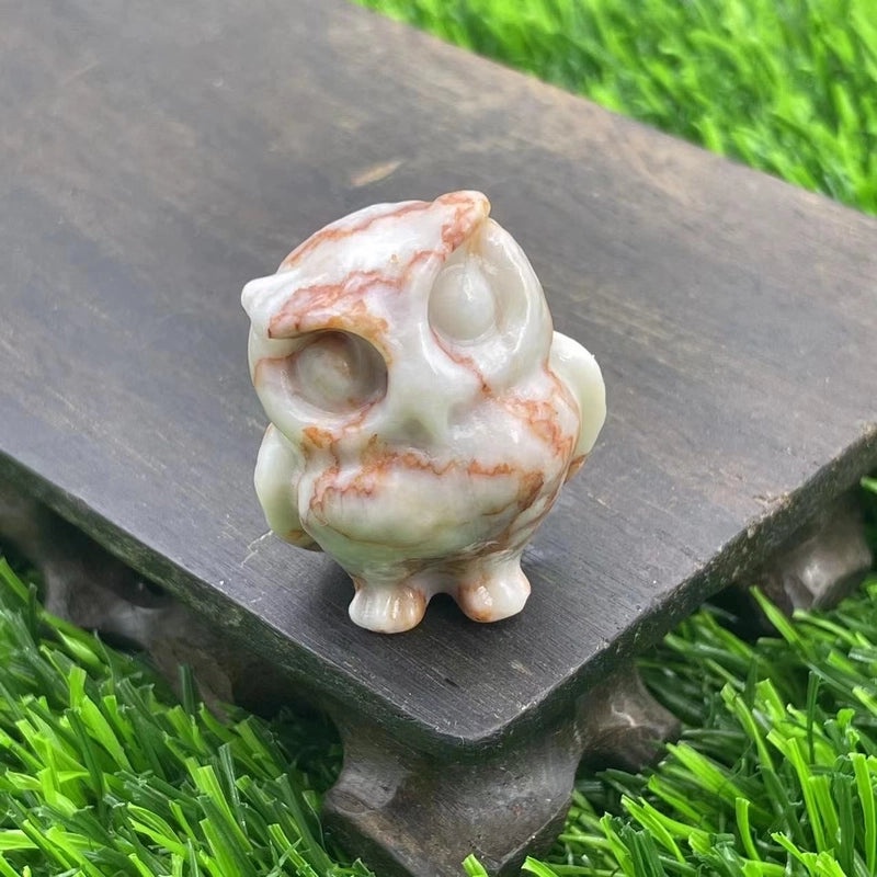 Vintage Style Owl Natural Stone Ornament for Home Decor|Home Decor & Accessories