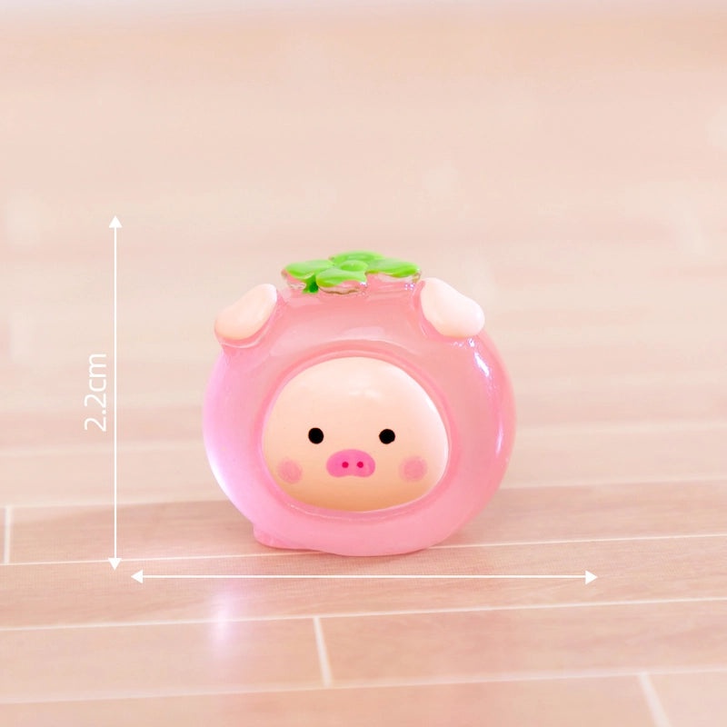 Fluorescent Micro Zodiac Fruit DIY Decorations Cute Small Ornaments for Car and Desktop | Home Decor Accessories