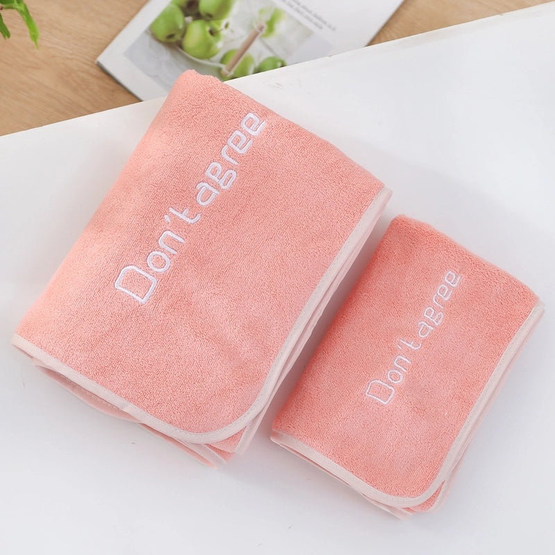 Casual Color Block Daisy Coral Fleece Bath Towels Soft Absorbent Bathroom Towels|Home & Kitchen > Bath > Towels