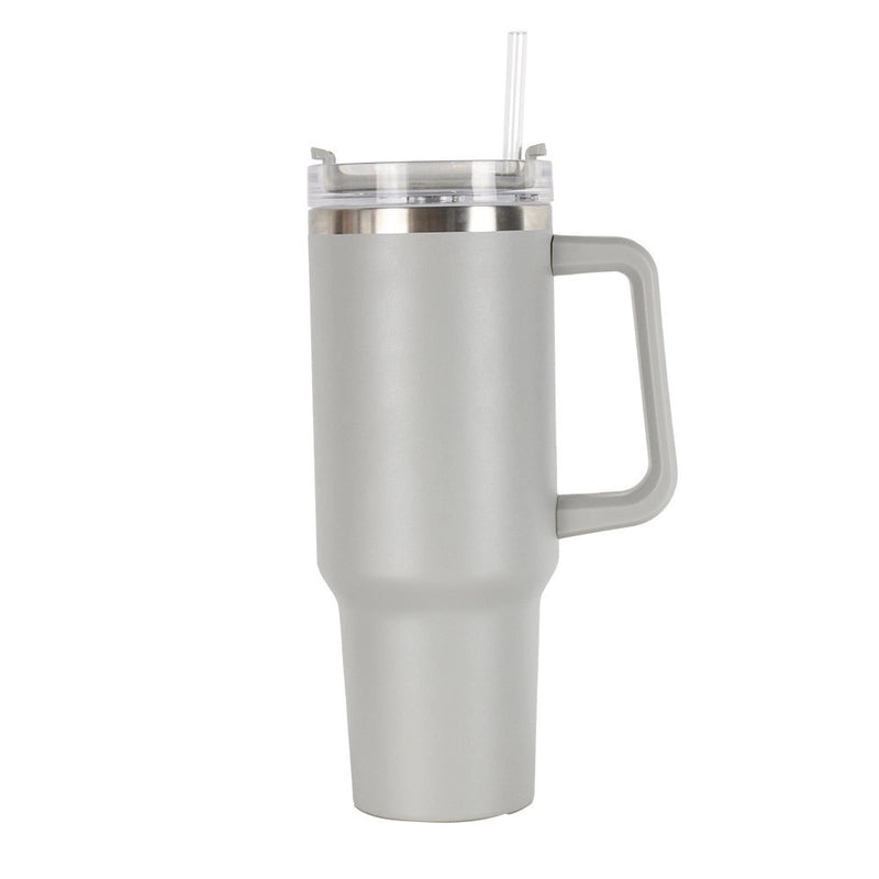 Customized 40oz Stainless Steel Double-layer Insulated Ice Tumbler with Handle for Car | Drinkware & Travel Mugs