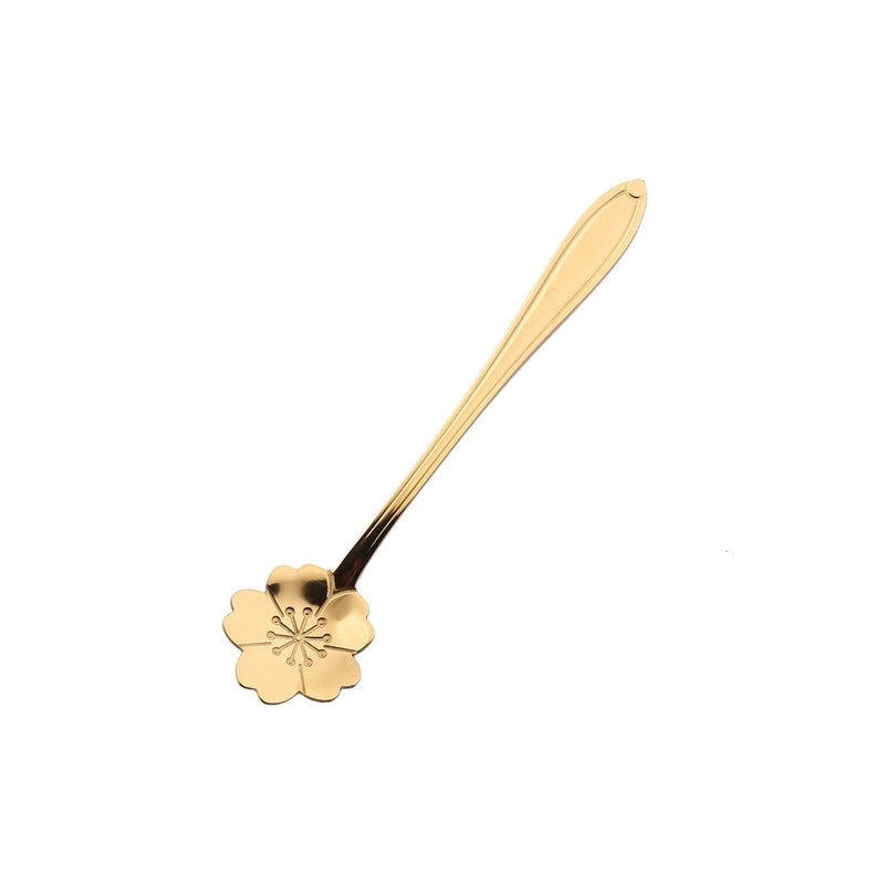 Vacation Floral Stainless Steel Spoon Single Piece | Kitchen & Dining Accessories