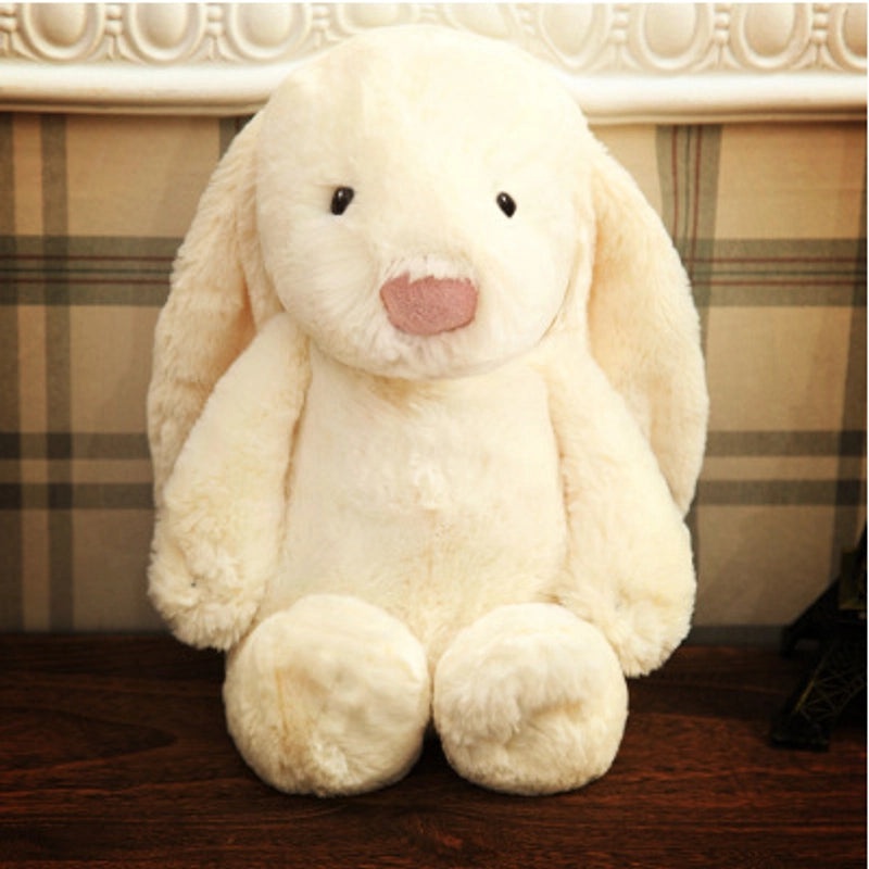 Plush Easter Bunny Toy with Long Ears Hanging Comfort Doll Soft Cuddly Scratch Machine Plushie|Toys & Games