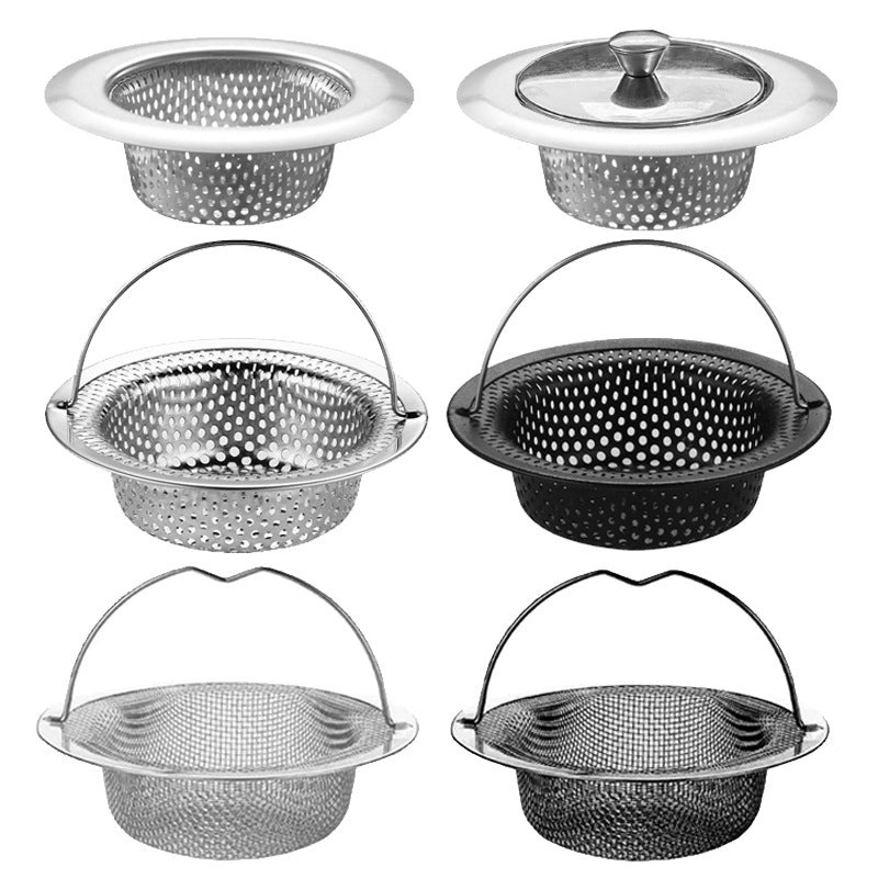 Stainless Steel Kitchen Sink Drain Strainer Net 304 Filter Garbage Catcher Funnel|Kitchen Accessories