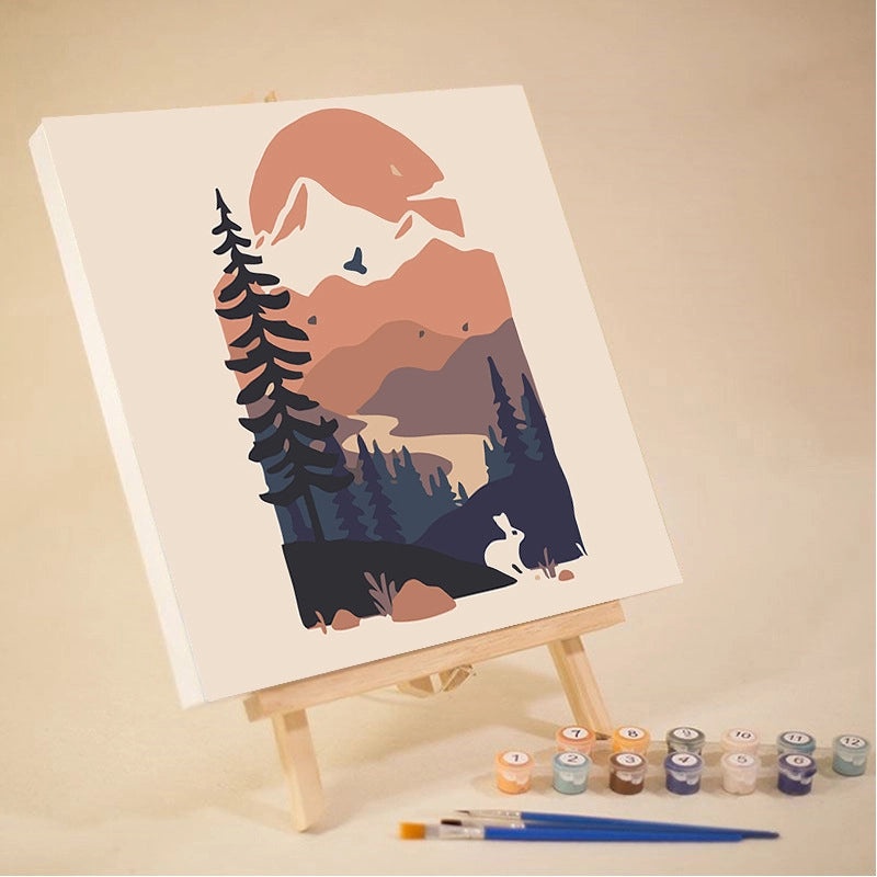 10-12 Color High Quality Pigment Set for DIY Digital Oil Painting Landscape | Painting Supplies