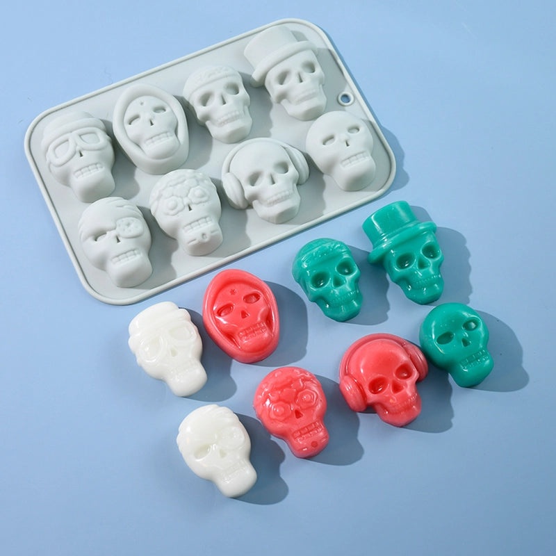 Halloween Skull Shaped Silicone Kitchen Mold 1 Pc | Kitchen Accessories