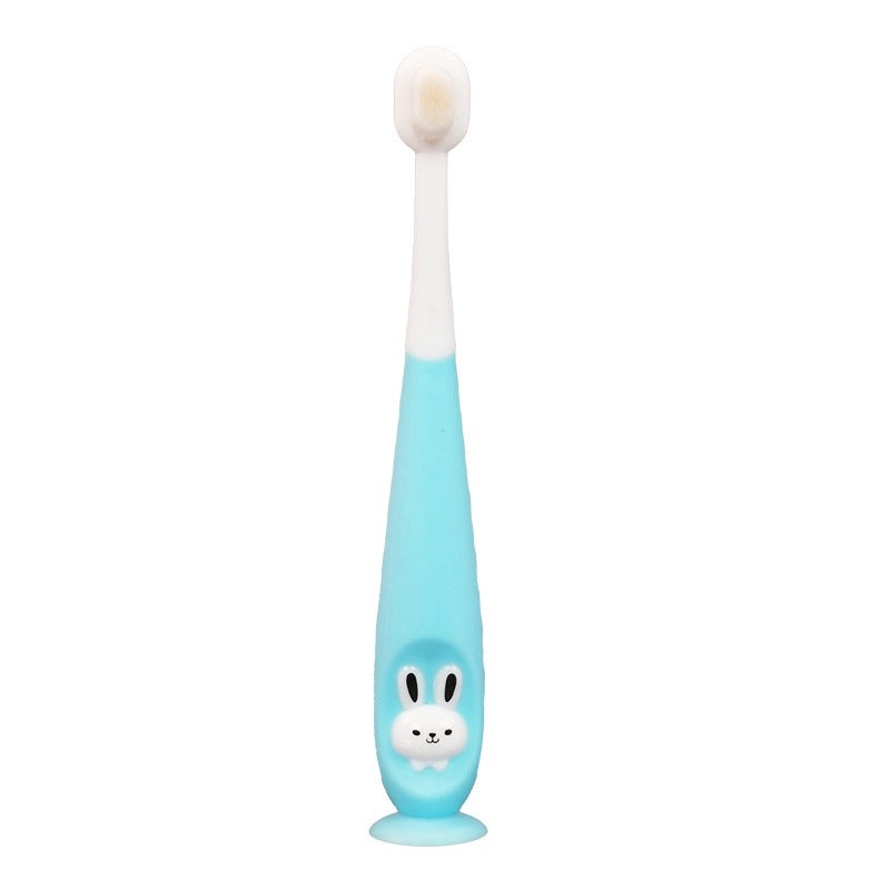 Kids Cartoon Rabbit Soft Bristle Toothbrush for Ages 1-12 | Oral Care & Toothbrushes