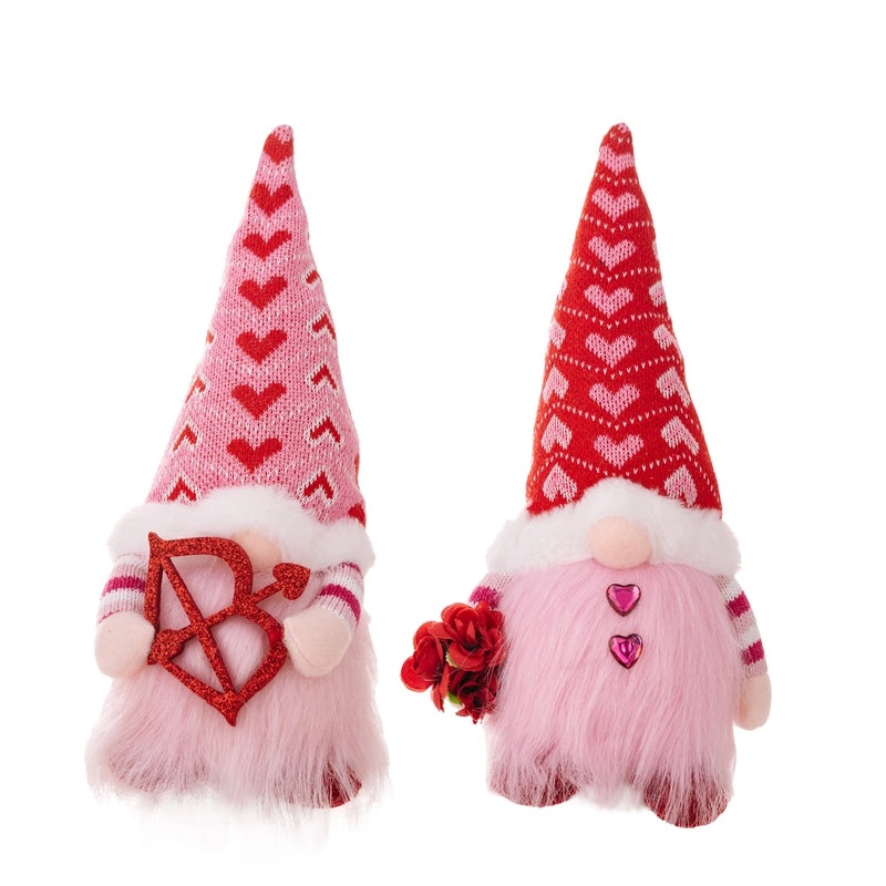 Valentine's Day Heart Shape Flower PVC Cloth Rudolph Doll Cute Holiday Date Gift|Valentine's Day Gifts