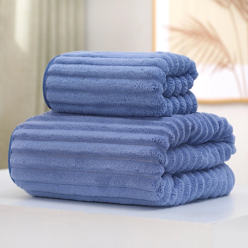 Casual Color Block Daisy Coral Fleece Bath Towels Soft Absorbent Bathroom Towels|Home & Kitchen > Bath > Towels