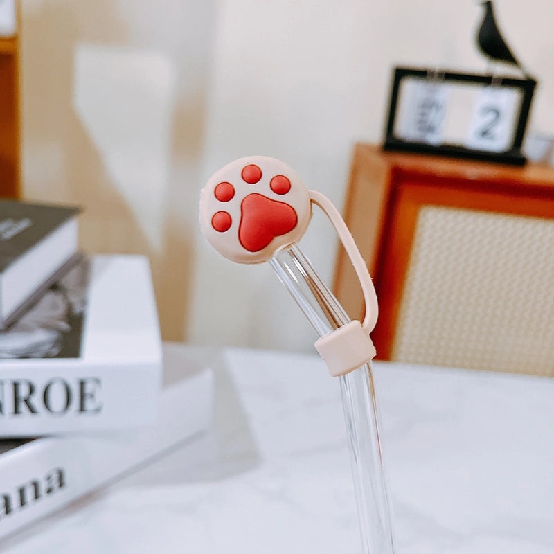 Christmas Santa Claus Fruit Silicone Straw Cap 1 Pc | Drink Accessories