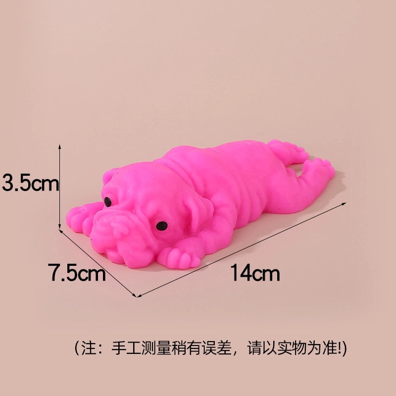 Adorable Soft Rubber Cartoon Dog Stress Relief Finger Press Toy | Stress Relief Toys