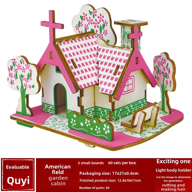 Handmade Wooden 3D Puzzle for Kids and Adults | Educational Toys & Games