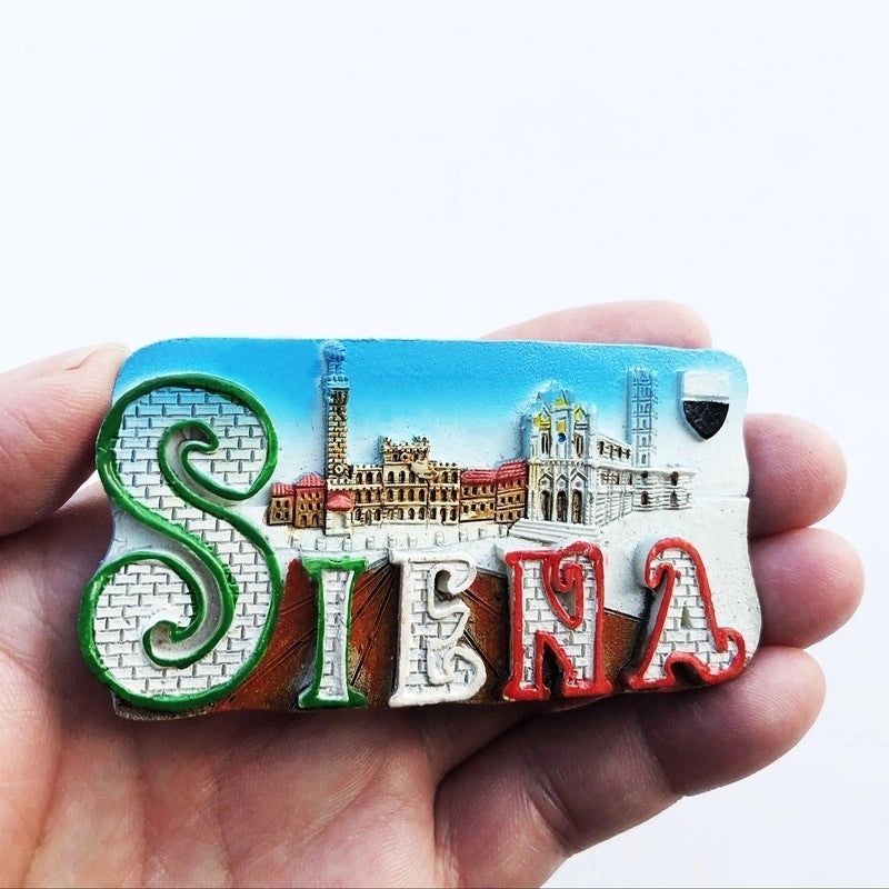 3-Piece Retro Streetwear Color Block Synthetic Resin Magnets Set|Home Decor & Magnets