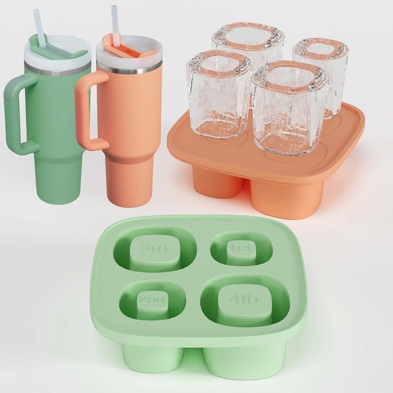 Stanley Silicone Square Ice Cube Mold for Easy Demoulding | Kitchen & Dining Accessories