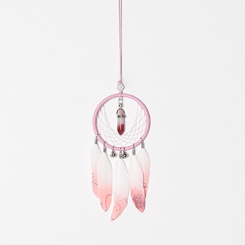 Minimalist Geometric Cotton Thread Feather Iron Ornament|Home Decor Accessories
